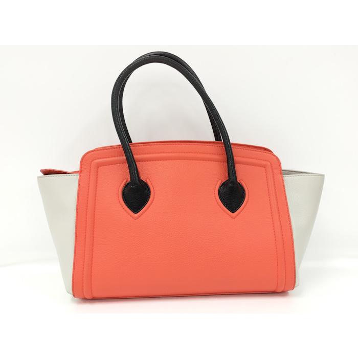 FURLA ハンドバッグ レザー オレンジ系 : JJコレクション ヤフー