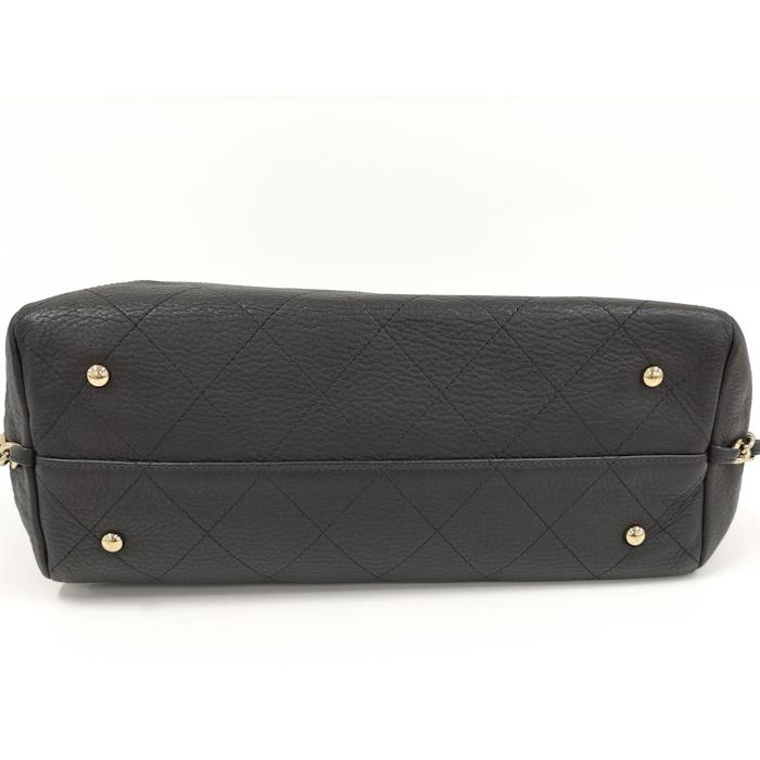 CHANEL チェーントートバッグ ココマーク キャビアスキン レザー ブラック CHANEL（シャネル） チェーントートバッグ ココマーク キャビアスキン
