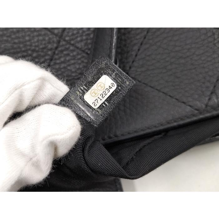 CHANEL チェーントートバッグ ココマーク キャビアスキン レザー ブラック CHANEL（シャネル） チェーントートバッグ ココマーク キャビアスキン