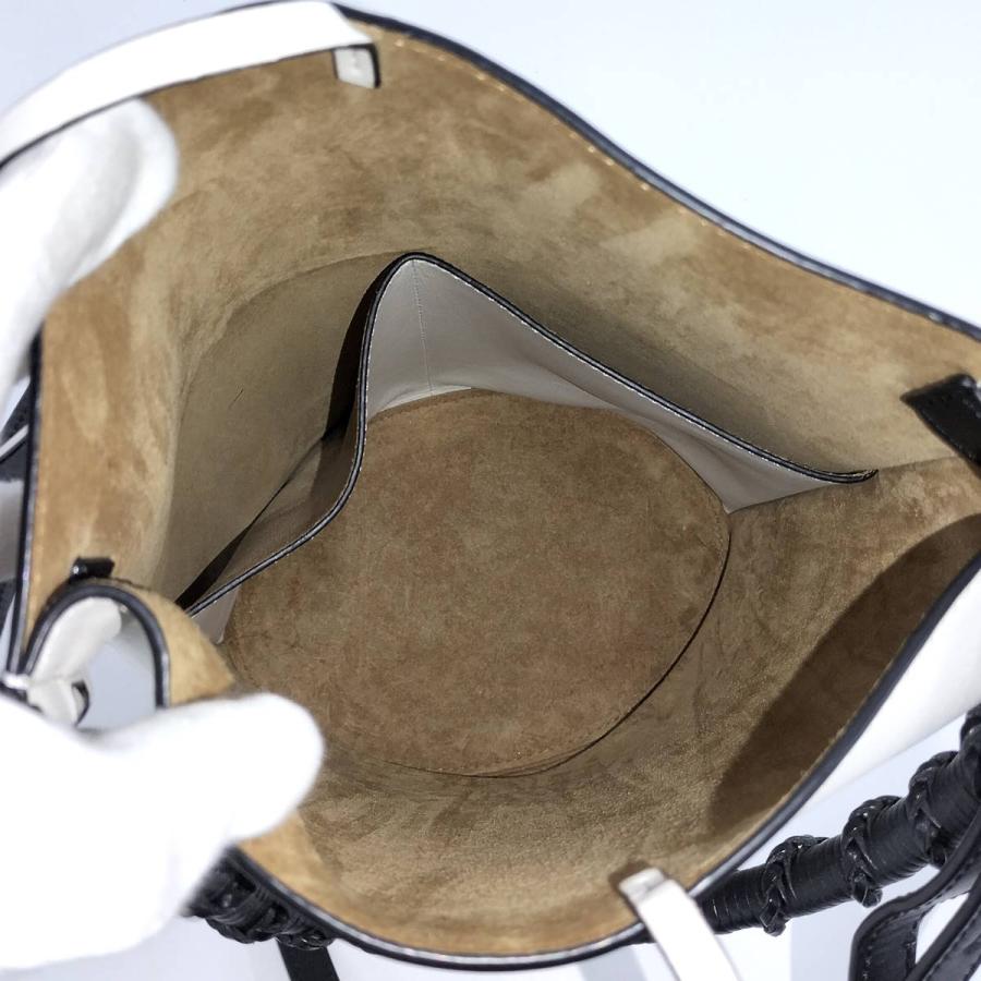LOEWE（ロエベ） ゲートバケット 2WAYショルダーバッグ ホワイト系