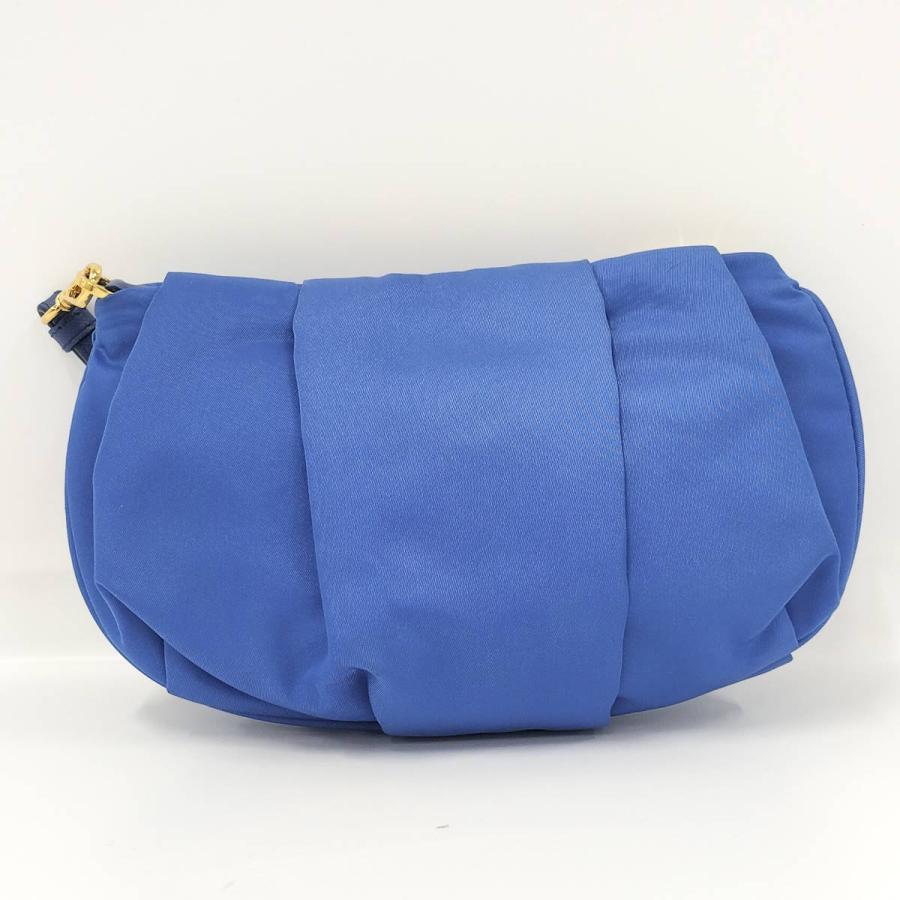PRADA（プラダ） ポーチ ナイロン ブルー 1N1503 : JJコレクション