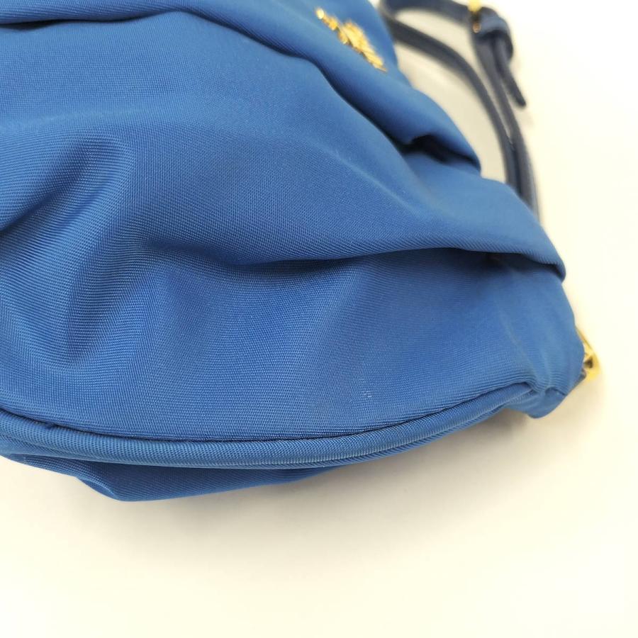 PRADA（プラダ） ポーチ ナイロン ブルー 1N1503 : JJコレクション