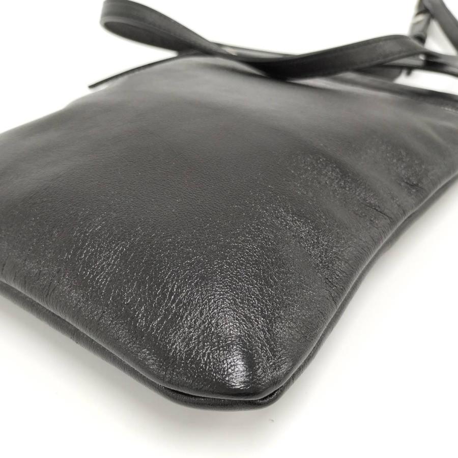 SAINT LAURENT PARIS ショルダーバッグ レザー ブラック 581697 : JJ