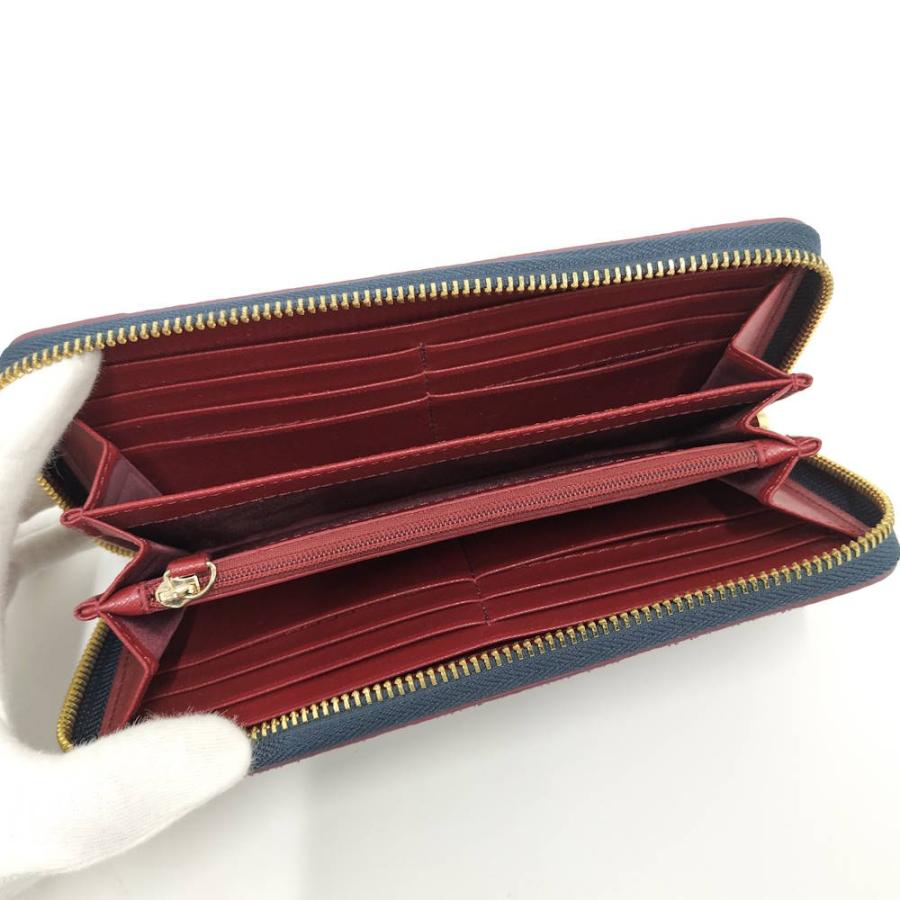 マック2点 コーチ COACH 長財布アコーディオン ラウンドファスナー