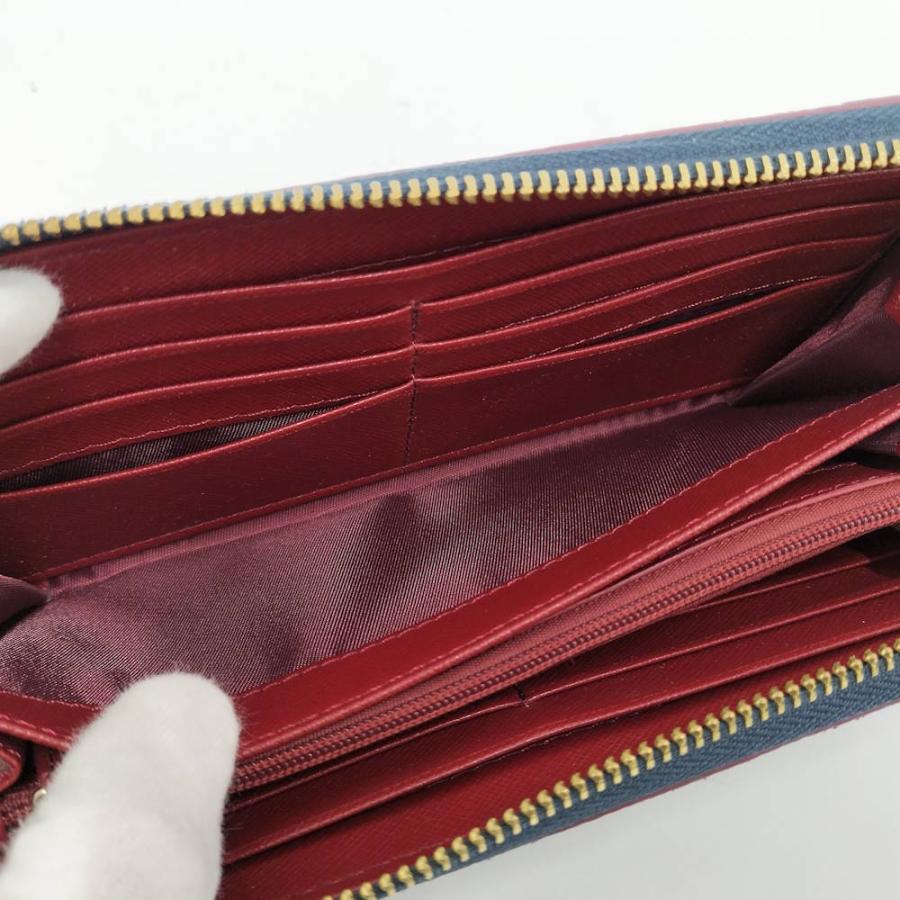 COACH（コーチ） ラウンドファスナー長財布 シグネチャー キャンバス