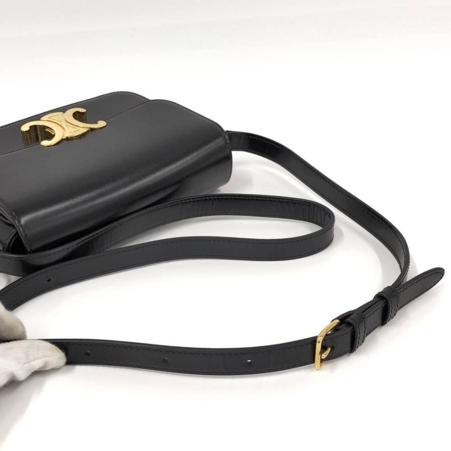 CELINE（セリーヌ） トリオンフ ショルダーバッグ カーフ レザー