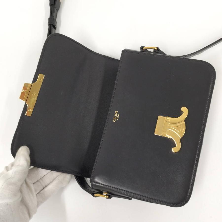 CELINE（セリーヌ） トリオンフ ショルダーバッグ カーフ レザー