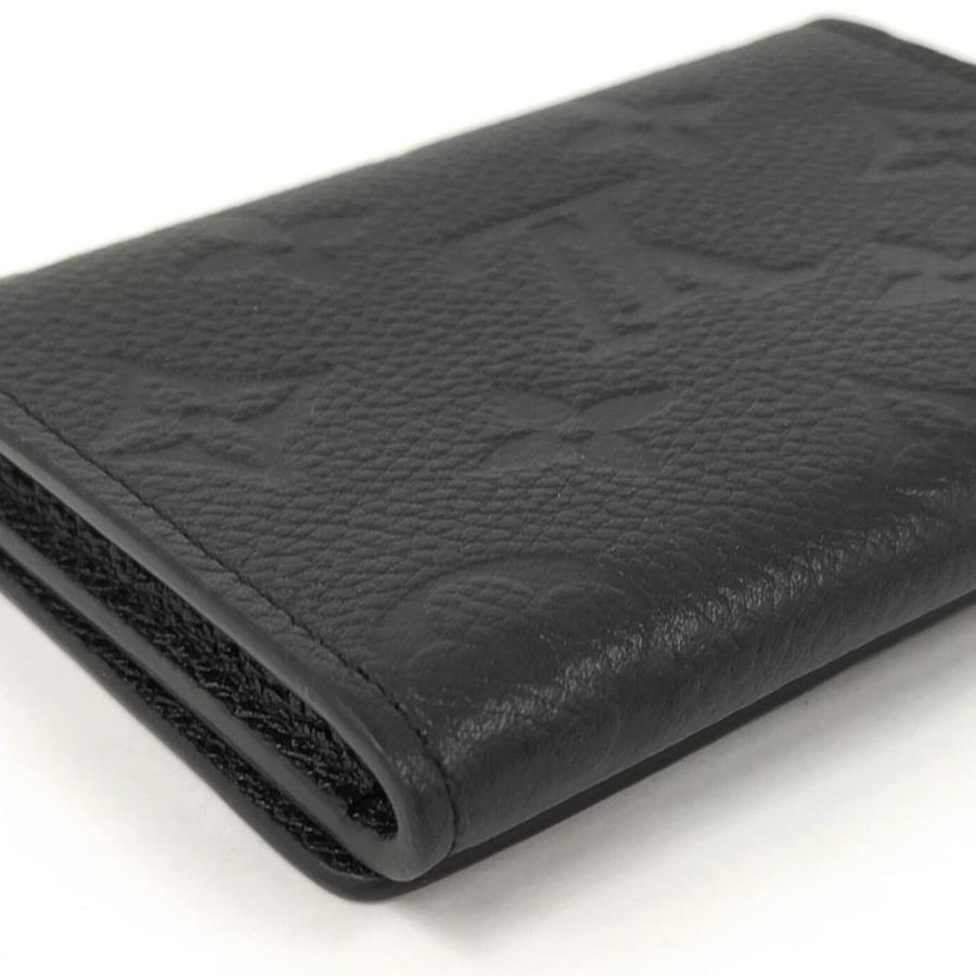 【極美品】ルイヴィトン アンプラント アンヴェロップカルトドゥヴィジット 黒 LOUIS VUITTON（ルイ・ヴィトン） アンヴェロップカルト ドゥ