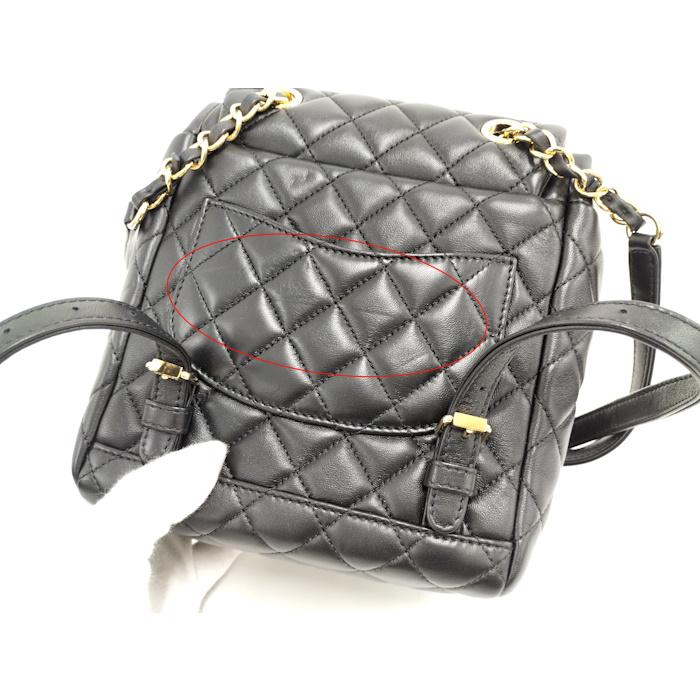 CHANEL（シャネル） マトラッセ バックパック ココマーク ラムスキン