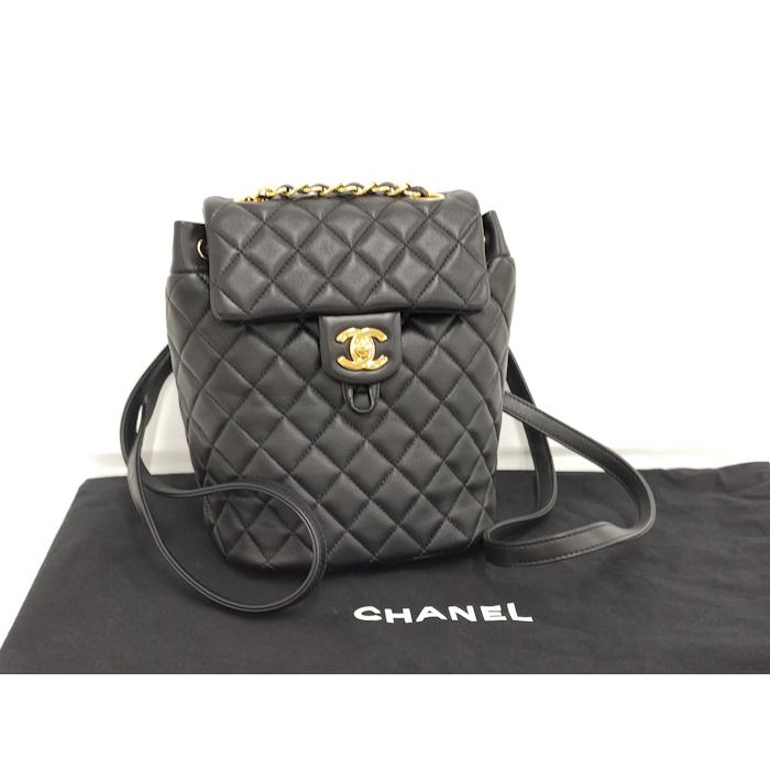 CHANEL（シャネル） マトラッセ バックパック ココマーク ラムスキン
