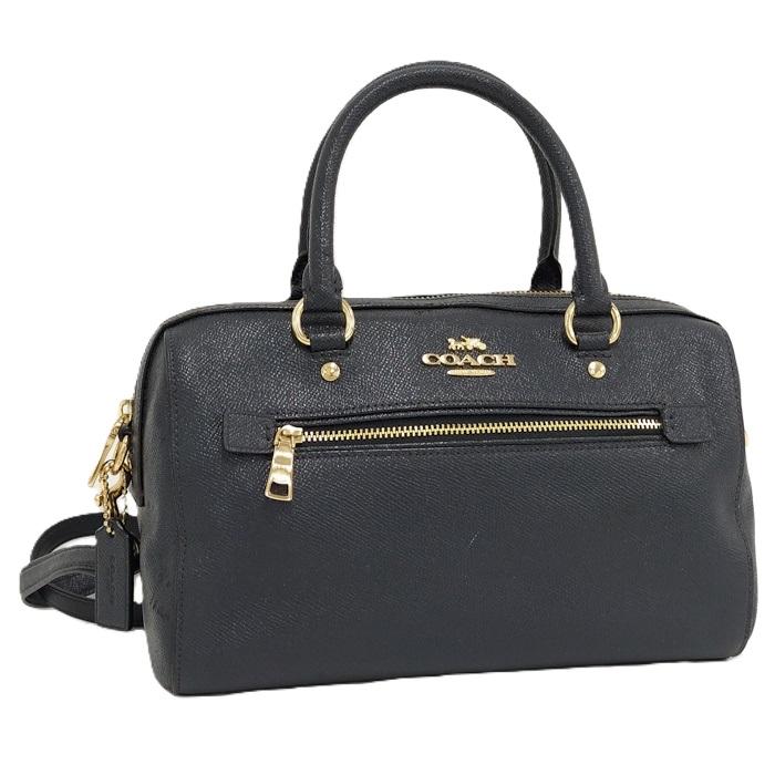 COACH（コーチ） ショルダーバッグ ハンドバッグ レザー ネイビー