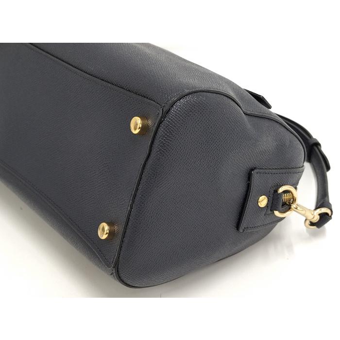 COACH（コーチ） ショルダーバッグ ハンドバッグ レザー ネイビー