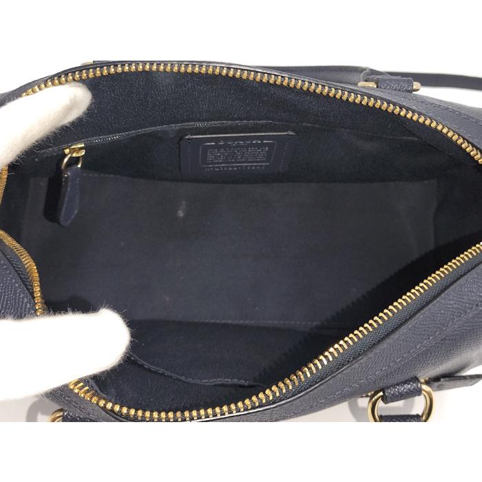 COACH レザー ボディバッグ ネイビー 美品 ショルダー 正規品 COACH（コーチ） ショルダーバッグ ハンドバッグ レザー ネイビー