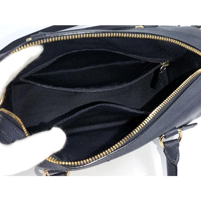 COACH（コーチ） ショルダーバッグ ハンドバッグ レザー ネイビー