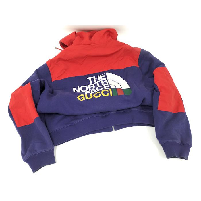 GUCCI（グッチ） GUCCI THE NORTH FACE ジップアップパーカー パープル
