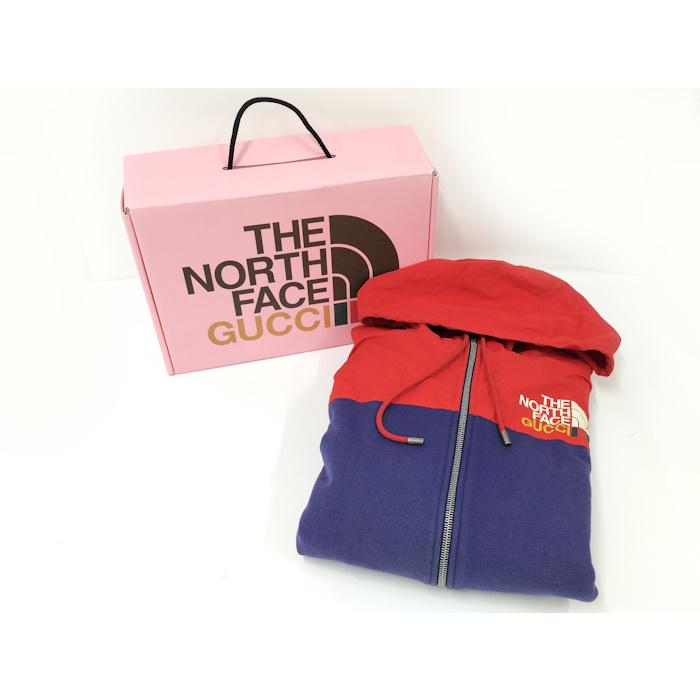 GUCCI（グッチ） GUCCI THE NORTH FACE ジップアップパーカー パープル