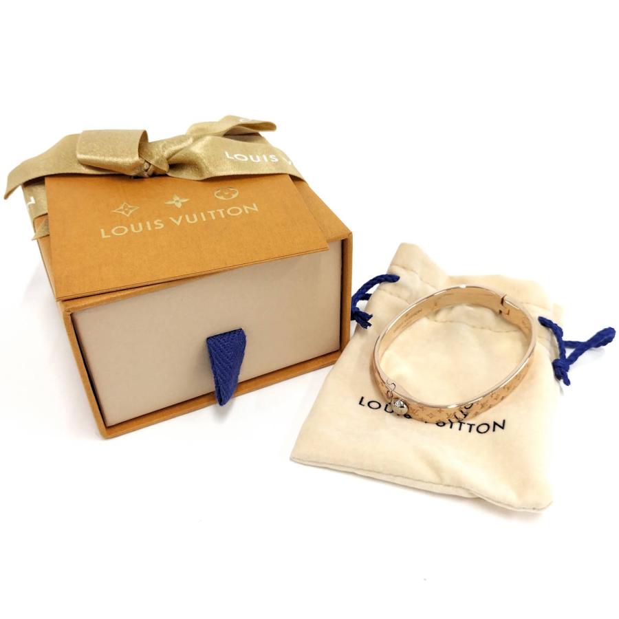 LOUIS VUITTON（ルイ・ヴィトン） カフ ナノグラム ブレスレット S