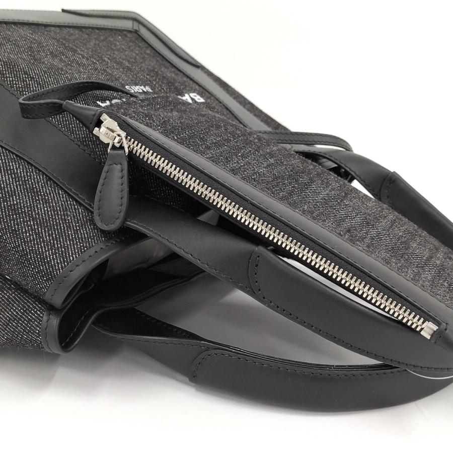 BALENCIAGA（バレンシアガ） ネイビーカバスM トートバッグ ポーチ付き