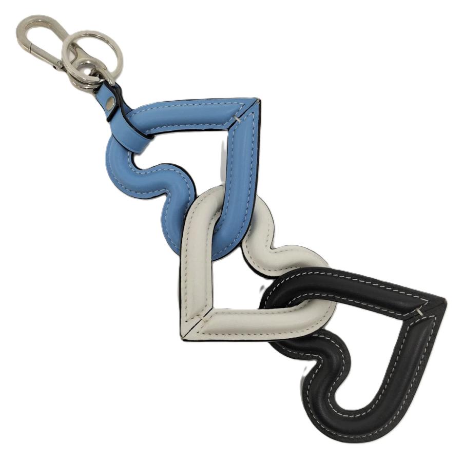 LOEWE ハートチャームキーホルダー　美品 LOEWE ロエベ ハートチェーンチャーム スカーレッドレッド 希少 - メルカリ