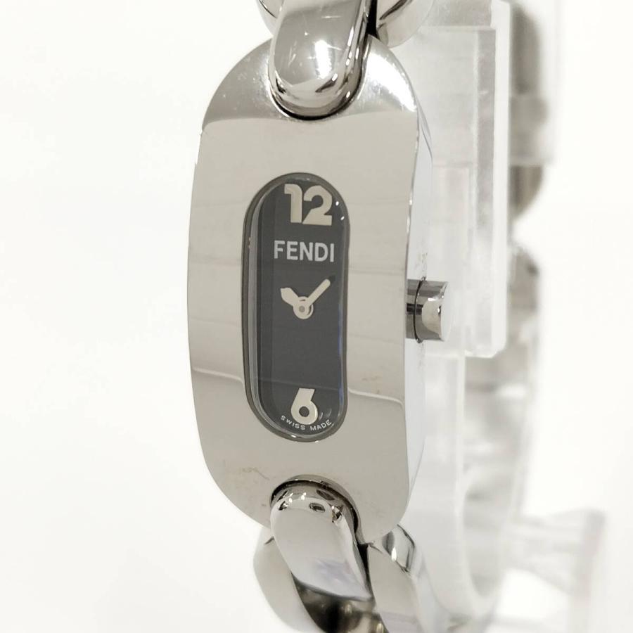 FENDI（フェンディ） レディース 腕時計 SS クオーツ ブラック文字盤