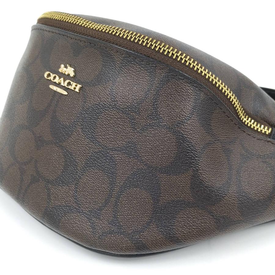 COACH（コーチ） ウエストバッグ ウエストポーチ シグネチャー PVC