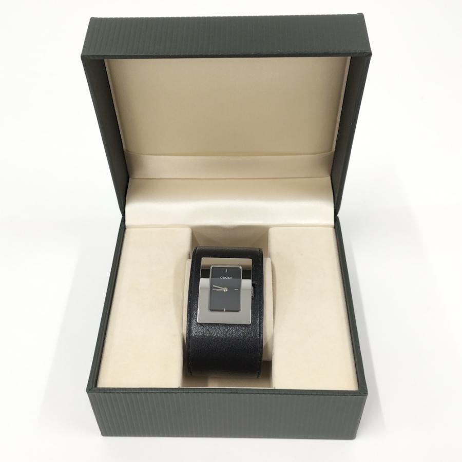 GUCCI（グッチ） バングルウォッチ レディース腕時計 SS レザー