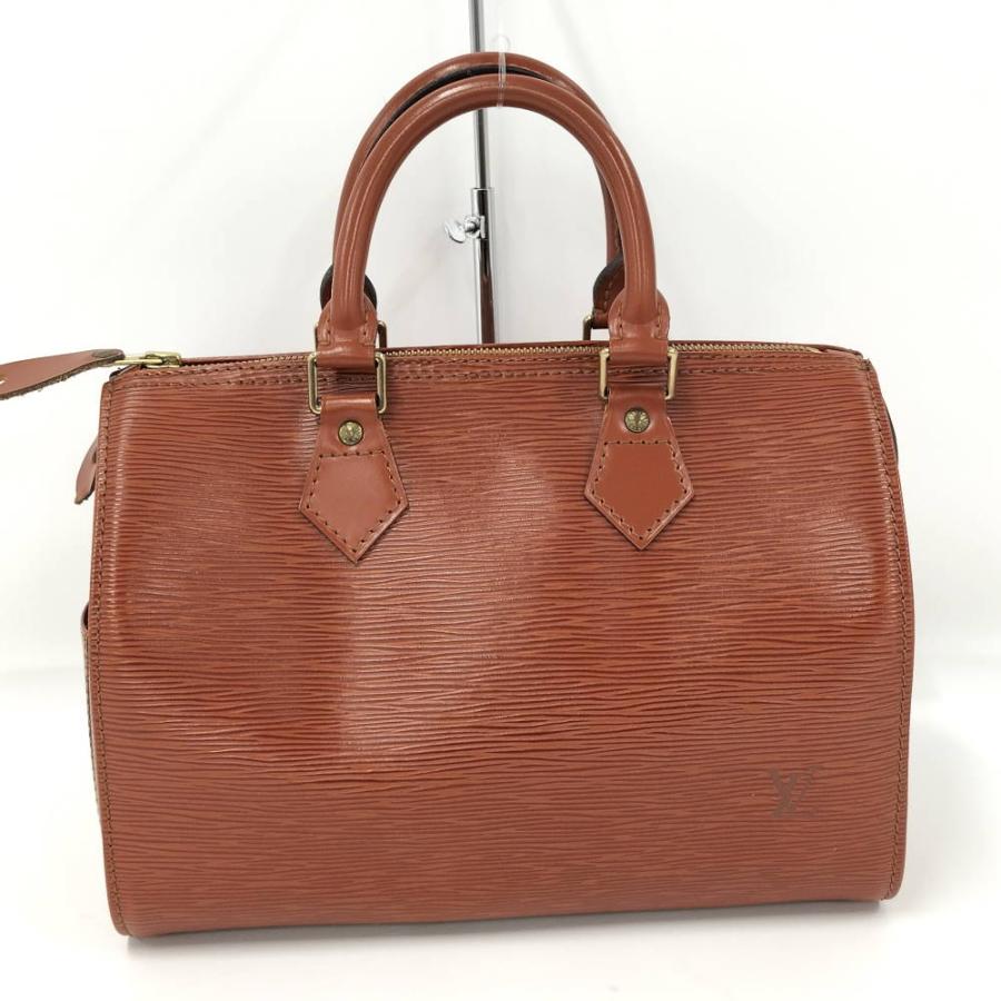 MS　美品ルイヴィトン エピ★スピーディー大★ケニアブラウン鍵有り LOUIS VUITTON（ルイ・ヴィトン） スピーディ25 ハンドバッグ エピ