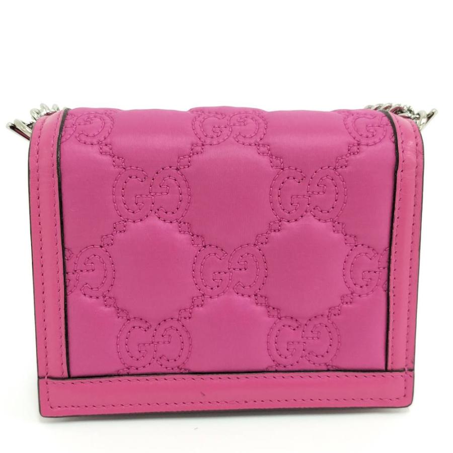 GUCCI（グッチ） ショルダーバッグ GG ナイロン ピンク 723777 : JJ 