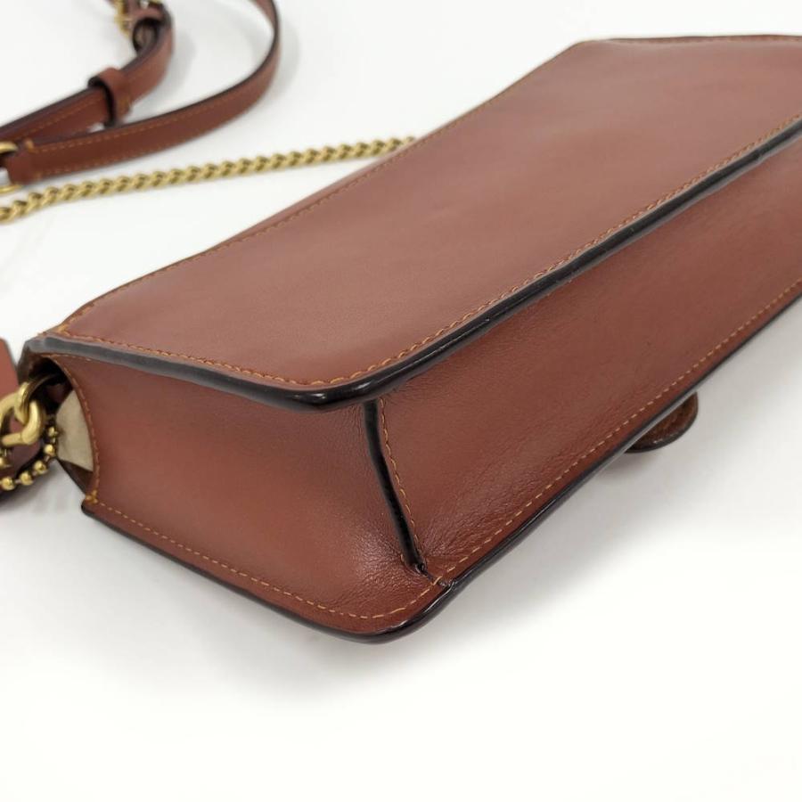 COACH シグネチャー チェーンショルダーバッグ ブラウン COACH（コーチ） チェーンショルダーバッグ シグネチャー ブラウン
