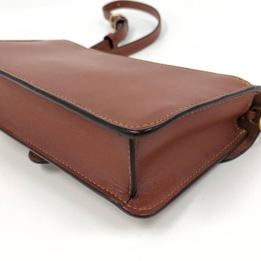 COACH（コーチ） チェーンショルダーバッグ シグネチャー ブラウン