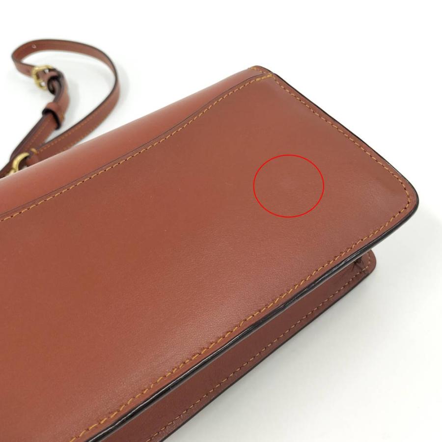 COACH（コーチ） チェーンショルダーバッグ シグネチャー ブラウン