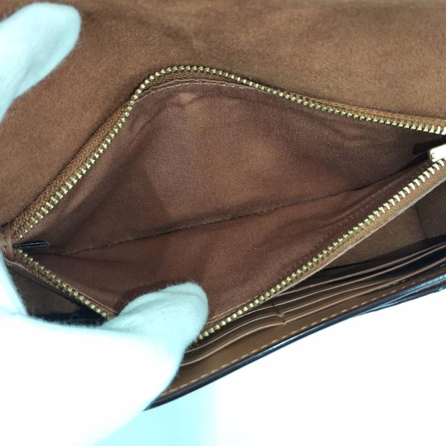 COACH（コーチ） チェーンショルダーバッグ シグネチャー ブラウン