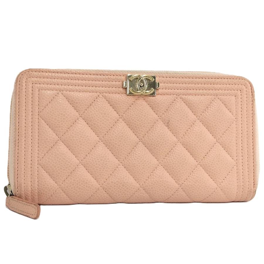 CHANEL ボーイシャネル ラウンドファスナー 長財布 CHANEL（シャネル） ボーイシャネル ラウンドファスナー財布 : JJ