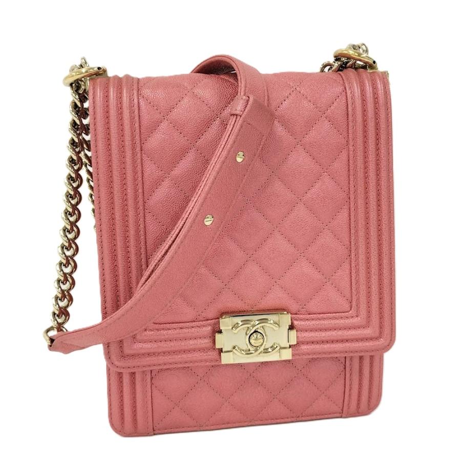 CHANEL（シャネル） ボーイシャネル ショルダーバッグ キャビアスキン 
