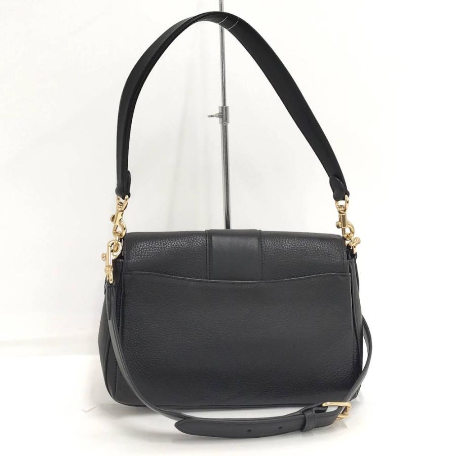 COACH（コーチ） ハンドバッグ レザー ブラック CC068 : JJ