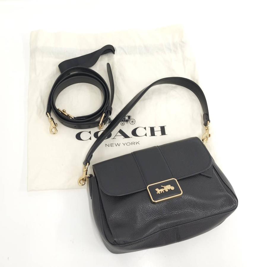 COACH（コーチ） ハンドバッグ レザー ブラック CC068 : JJ