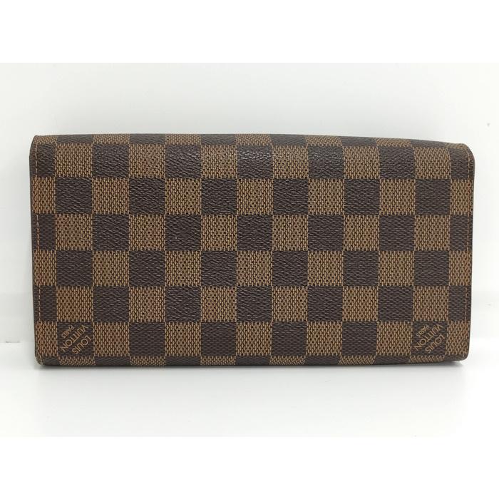 LOUIS VUITTON ポルトフォイユローズベリー 長財布 ダミエ エベヌ  