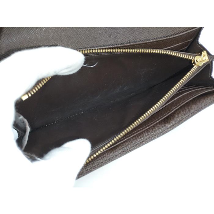 LOUIS VUITTON ポルトフォイユローズベリー 長財布 ダミエ エベヌ  