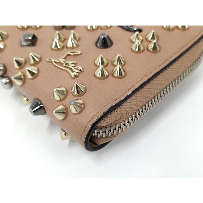 良品　クリスチャンルブタン　パネトーネ　スタッズ　ラウンドファスナー　長財布 Christian Louboutin（クリスチャンルブタン） ラウンドファスナー長