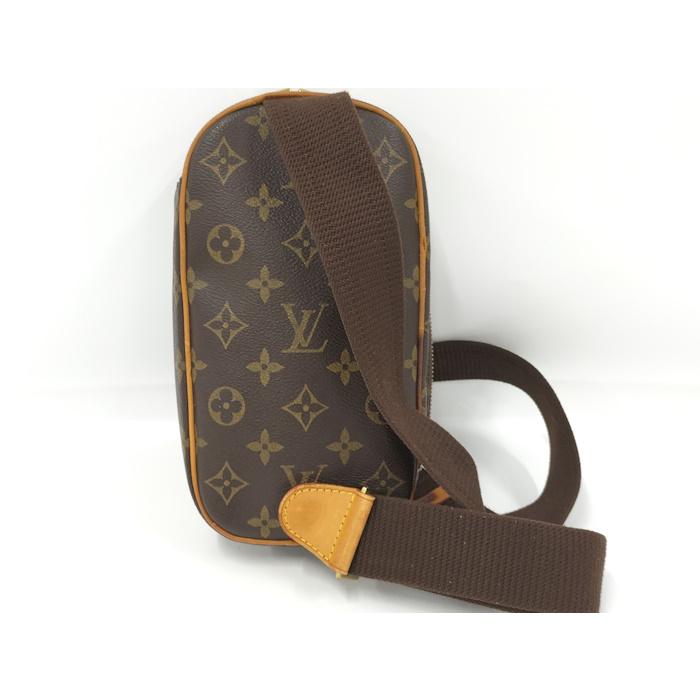Louis Vuittonポシェットガンジュ　ボディバッグ　モノグラム ルイ・ヴィトン LOUIS VUITTON ポシェット・ガンジュ M51870 ブラウン