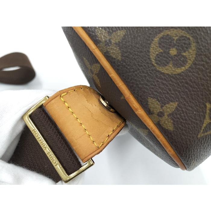 【良品】ルイヴィトン モノグラム ガンジュ ボディバッグ M51870 ルイ・ヴィトン LOUIS VUITTON ポシェット・ガンジュ M51870 ブラウン