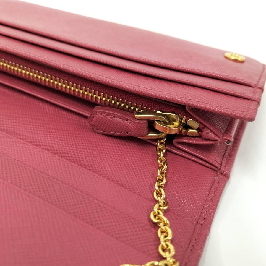 PRADA（プラダ） 二つ折り 長財布 カードケース付き サフィアーノ