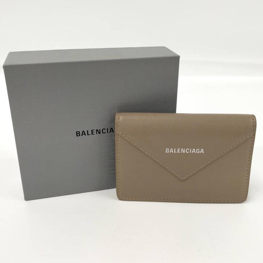 BALENCIAGA（バレンシアガ） カードケース レザー ベージュ 499201 