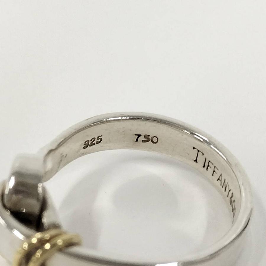 TIFFANY&Co.（ティファニー） リング フック＆アイ コンビ K18 SV925