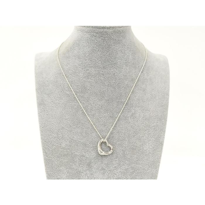 Tiffany&Co. ネックレス オープンハート エルサペレッティ SV925 シルバー 5.8g_8