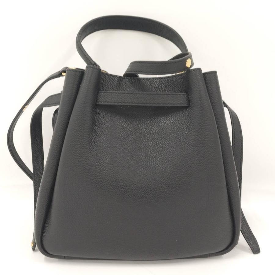 TORY BURCH（トリーバーチ） ロミー バケットバッグ レザー ブラック