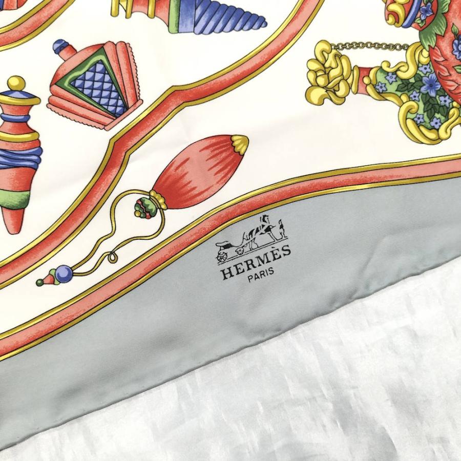 HERMES（エルメス） カレ90 スカーフ 香水柄 シルク マルチカラー : JJ