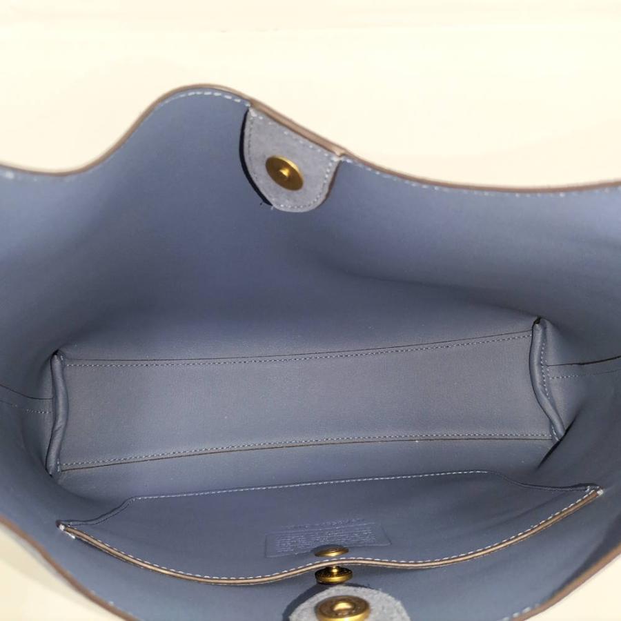COACH（コーチ） ショルダーバッグ ブルックリン スエード ブルー系