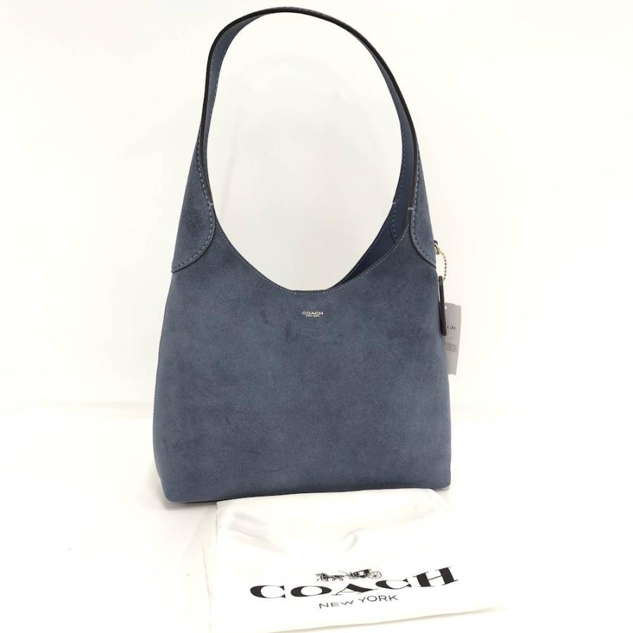 COACH（コーチ） ショルダーバッグ ブルックリン スエード ブルー系