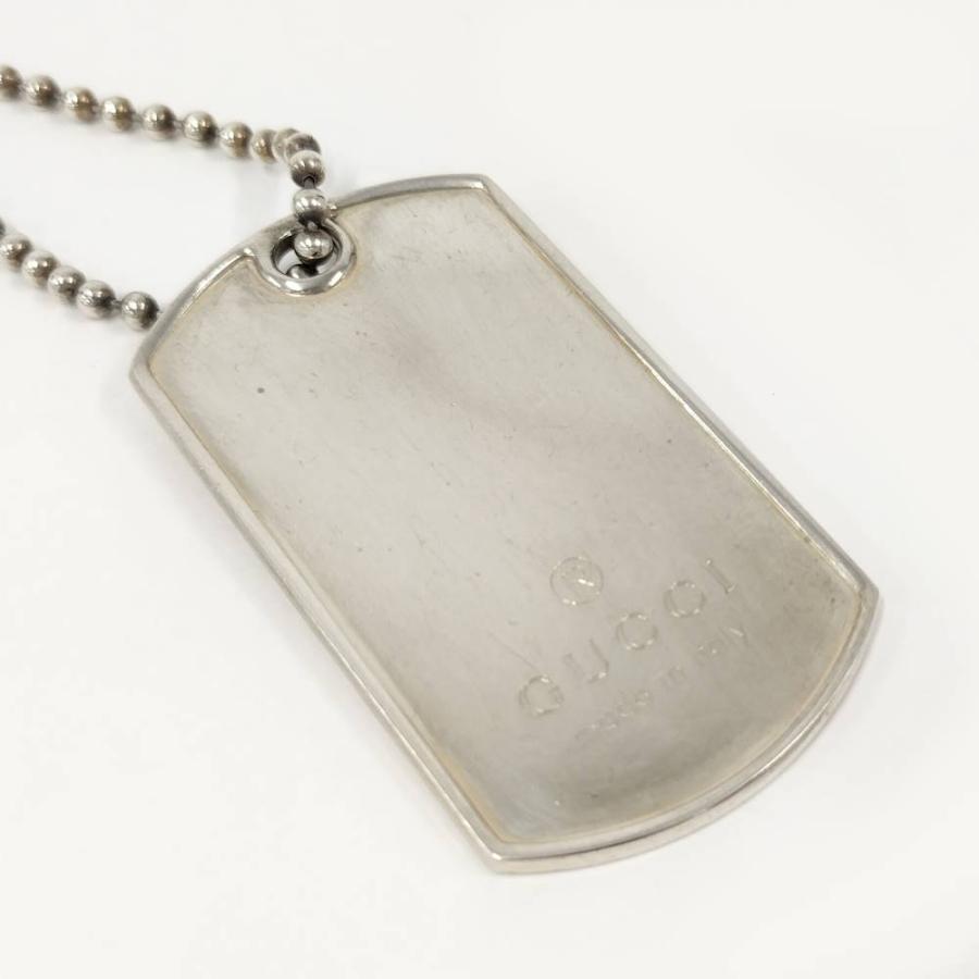 GUCCI（グッチ） ドッグタグネックレス SV925 シルバー 約30g : JJ